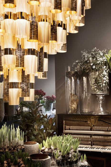 Candelabru La Lollona 4 Suspension Gold, Slamp