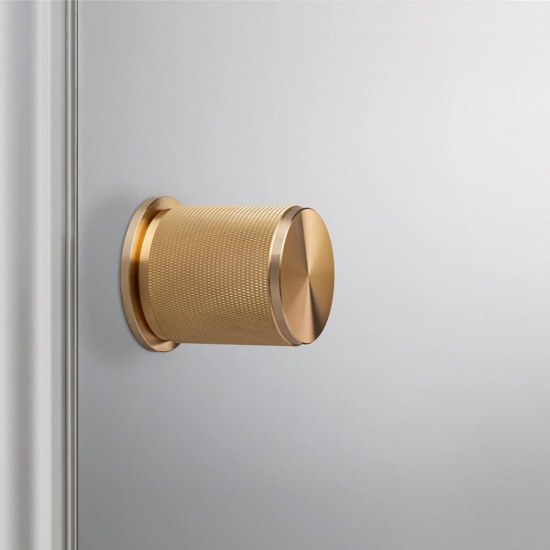 Mâner rotund ușă interior Cross Brass, Buster+Punch