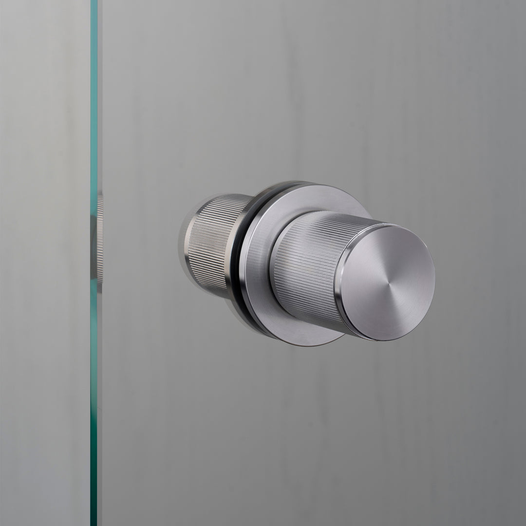 Mâner rotund ușă interior Linear Double-Sided Steel, Buster+Punch