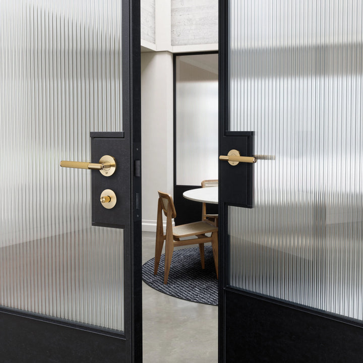 Mâner ușă interior Linear Brass, Buster+Punch