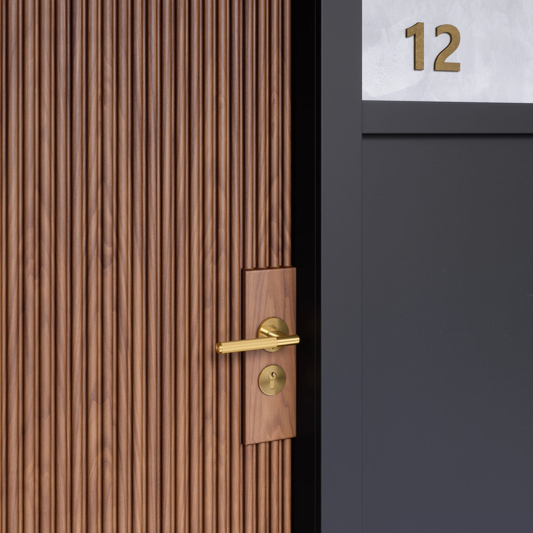 Mâner ușă interior Linear Brass, Buster+Punch