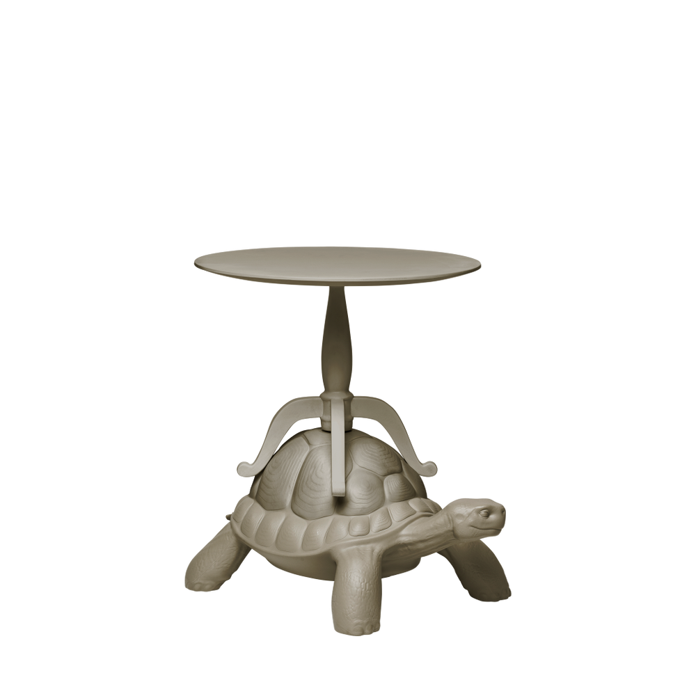 Măsuță cafea Turtle Carry Dove Grey, Qeeboo