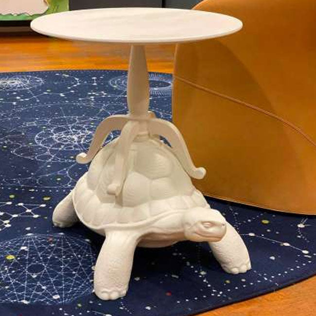 Măsuță cafea Turtle Carry White, Qeeboo