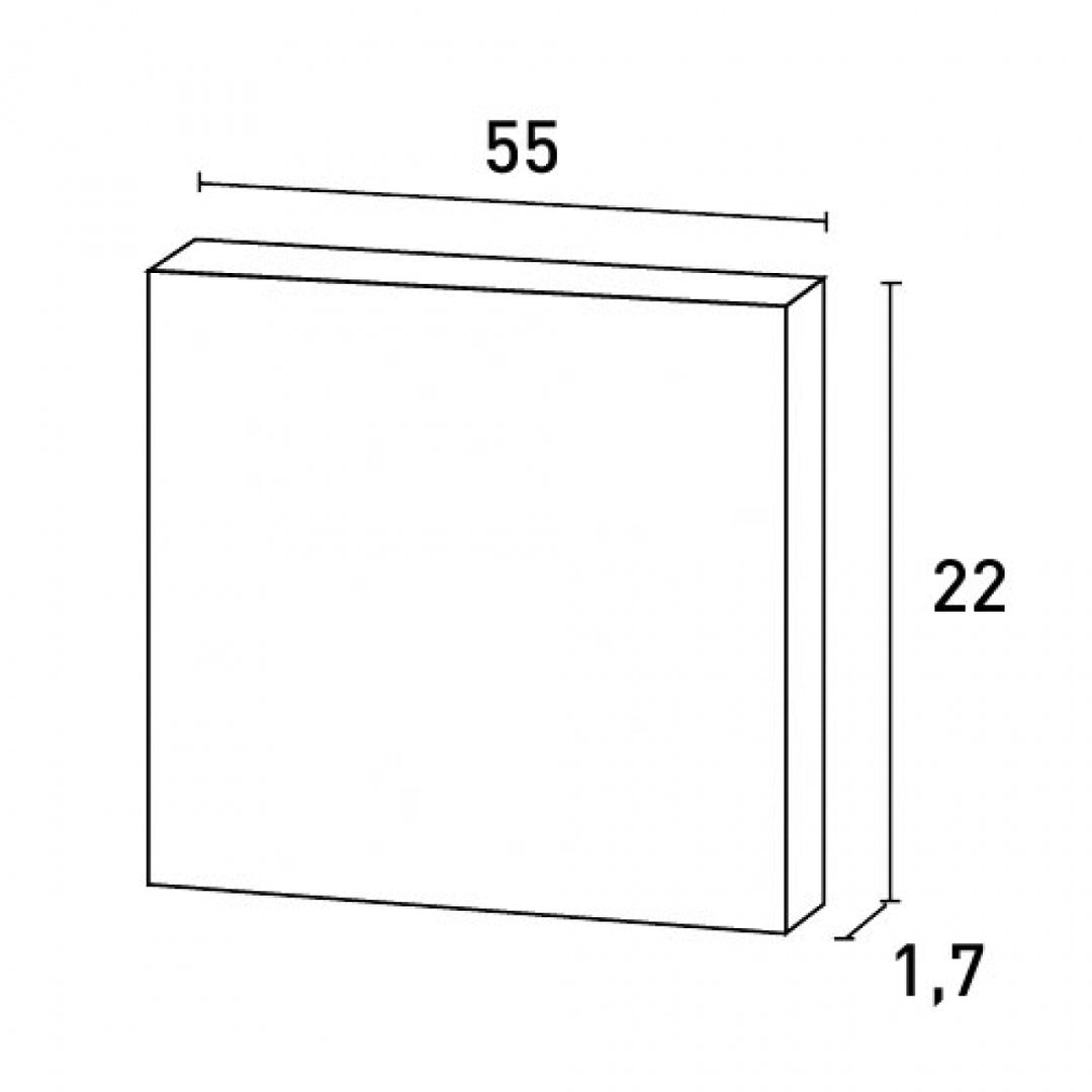 Panou decorativ Alb Duropolimer D504, Orac