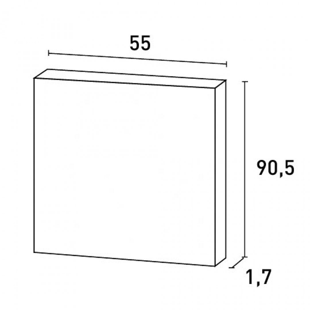 Panou decorativ Alb Duropolimer D507, Orac
