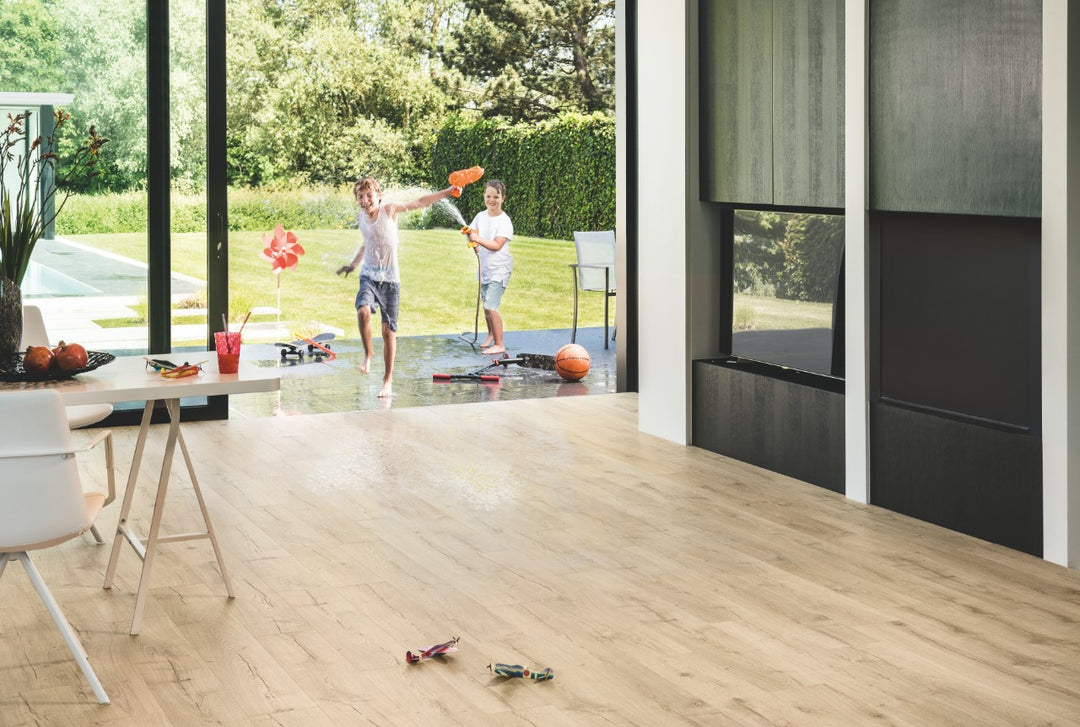 Parchet laminat Impressive Stejar Clasic Bej IM1847 8/32 AC4, Quick Step