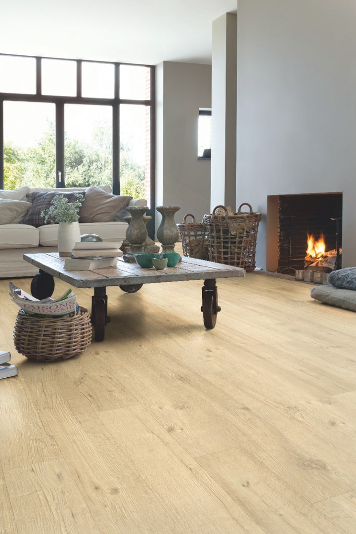 Parchet laminat Stejar Bej Natural IM1853 8/32 AC4, Quick Step