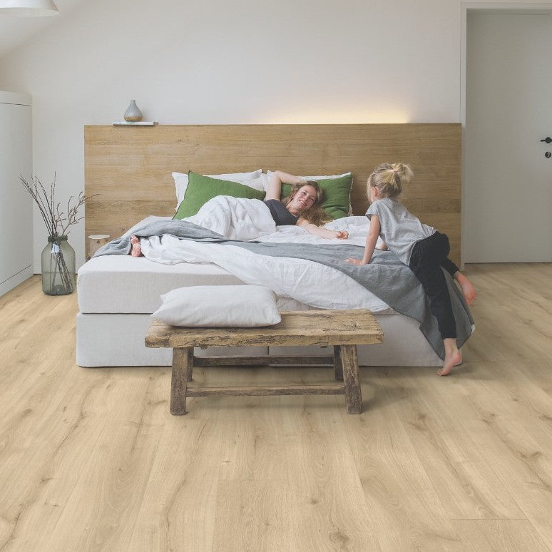 Parchet laminat Majestic Stejar Desert Bej MJ3550 9,5/32 AC4, Quick Step