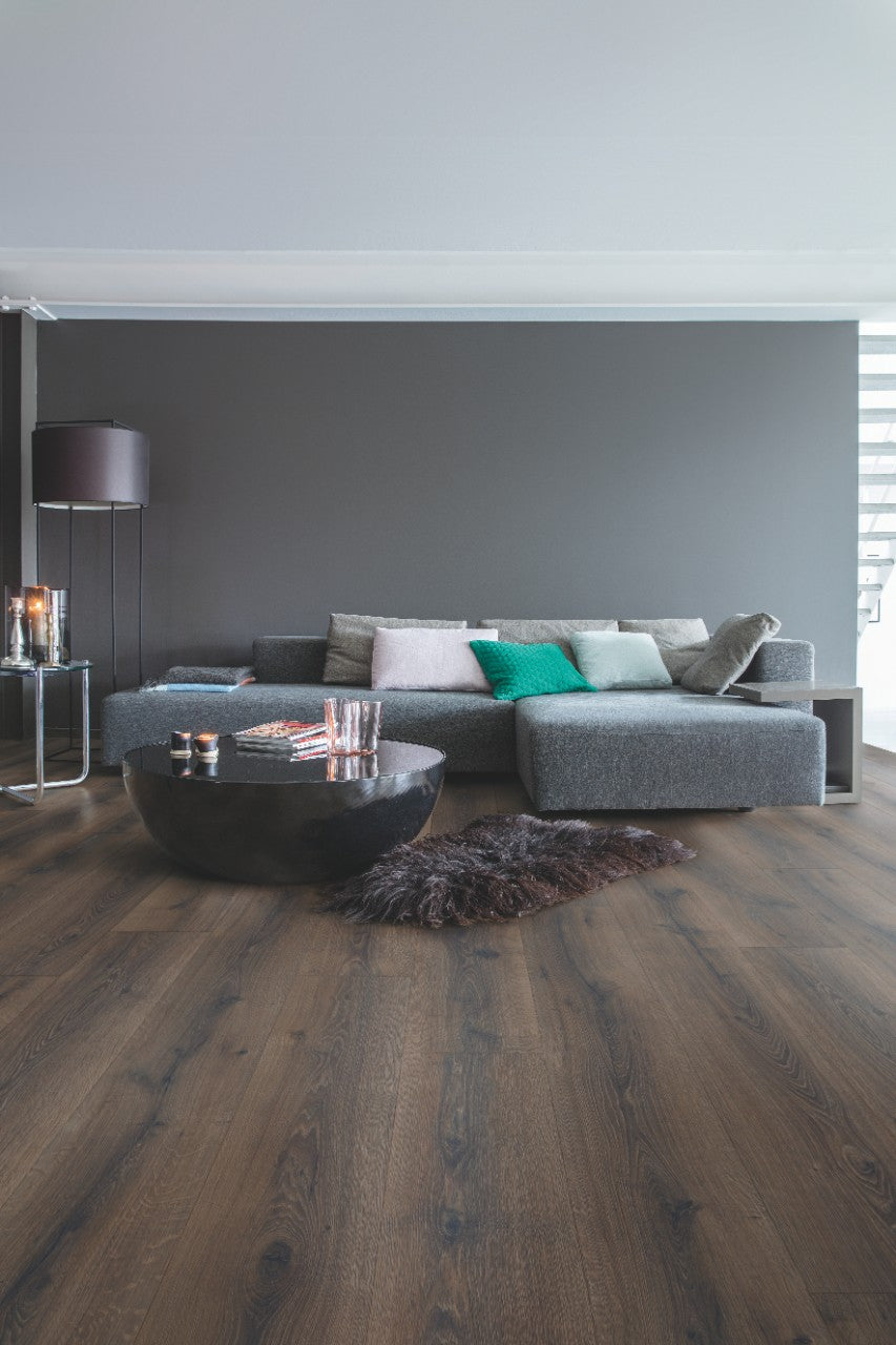 Parchet laminat Stejar Desert Maro închis MJ3553 9,5/32 AC4, Quick Step