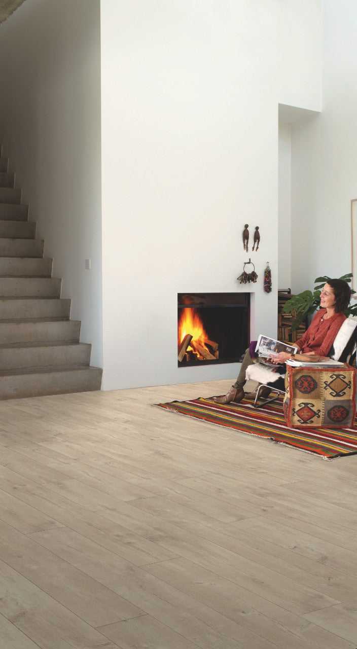Parchet laminat Largo Stejar Dominicano Bej LPU1622 9,5/32 AC4, Quick Step