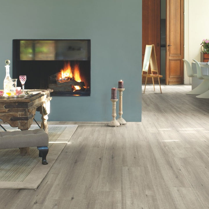Parchet laminat Impressive Stejar Gri IM1858 8/32 AC4, Quick Step