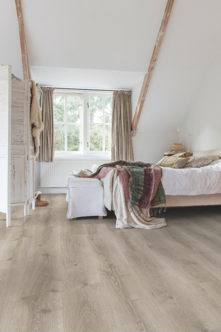 Parchet laminat Stejar Gri MJ3552 9,5/32 AC4, Quick Step