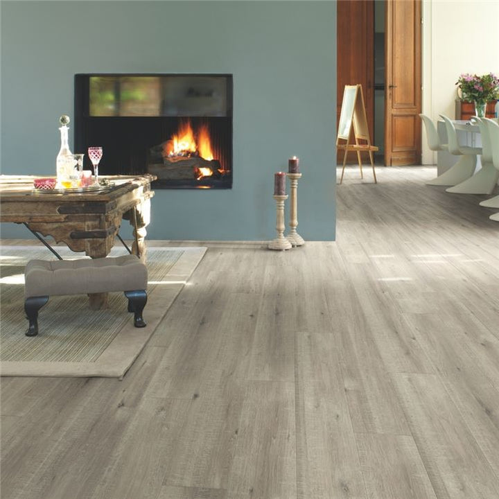 Parchet laminat Impressive Ultra Stejar Gri Deschis IMU1858 12/33 AC5, Quick Step