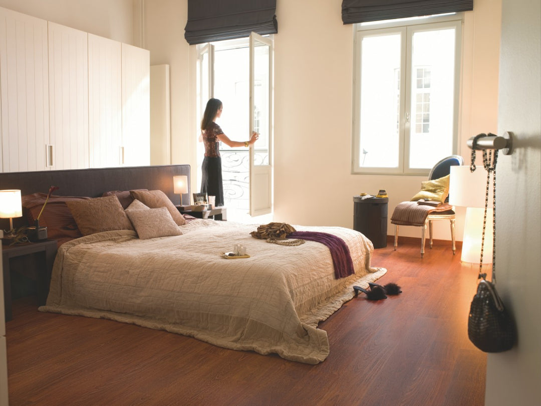 Parchet laminat Eligna Stejar Merbau Roșu EL996 8/32 AC4, Quick Step