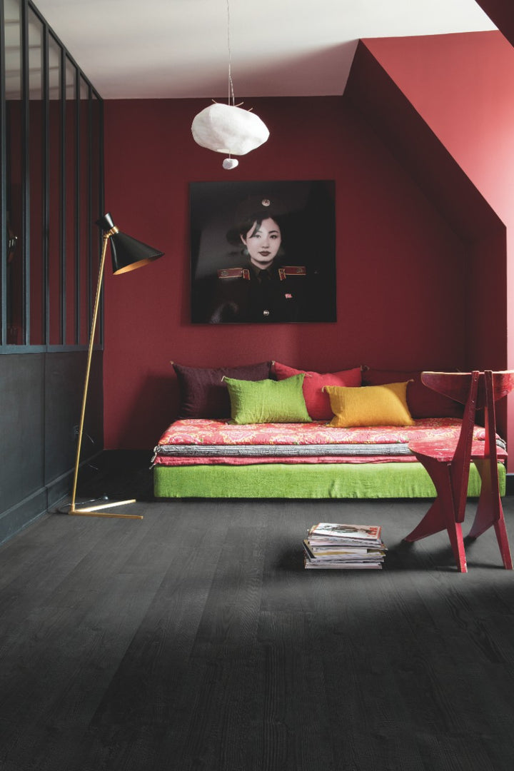 Parchet laminat Impressive Stejar Negru IM1862 8/32 AC4, Quick Step