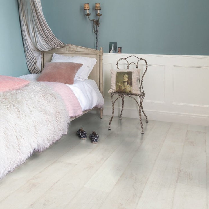 Parchet laminat Stejar Tek Alb CLM1290 8/32 AC4, Quick Step