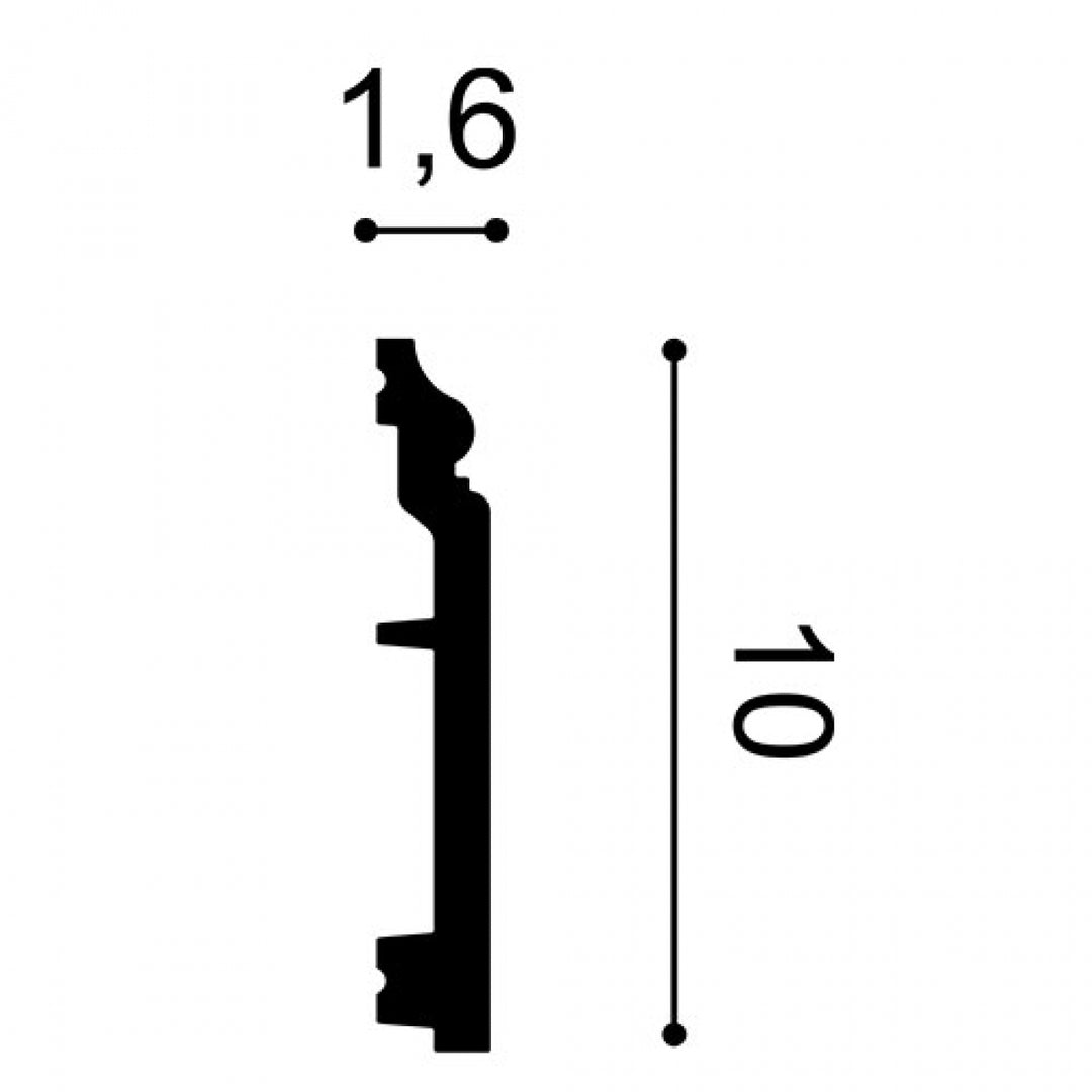 Plintă Albă Duropolimer SX173, Orac