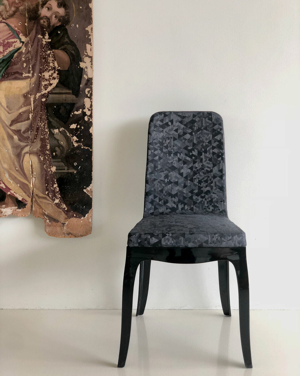 Scaun B.B. Chair Triangular Black, Qeeboo