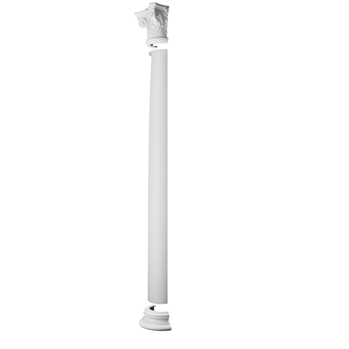 Semibază coloană decorativă Albă Duropolimer K1151, Orac