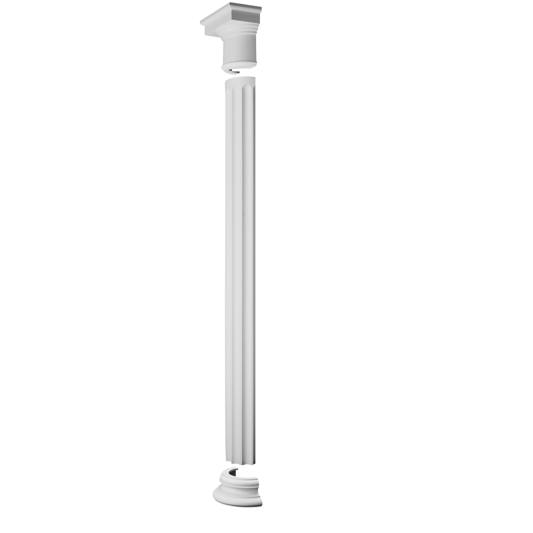 Semibază coloană decorativă Albă Duropolimer K1151, Orac