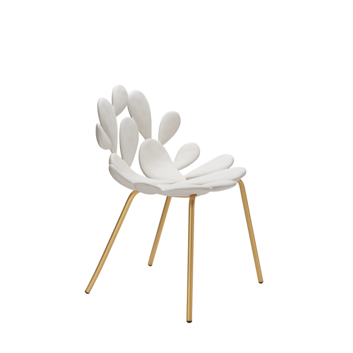 Set 2 Scaune Filicudi White - Brass, Qeeboo