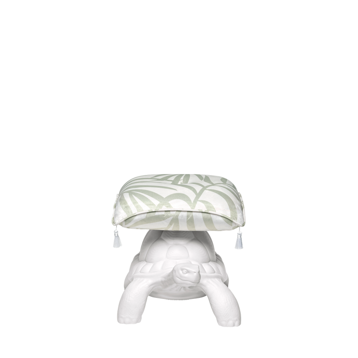 Taburet Turtle Carry White, Qeeboo