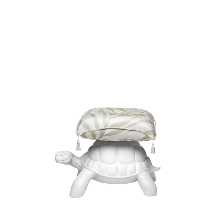 Taburet Turtle Carry White, Qeeboo