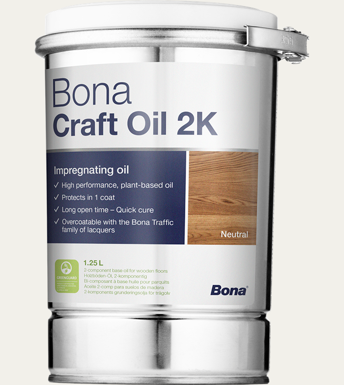 Ulei Bicomponent Bona Craft Oil 2K LIGHT GREY 1,25L