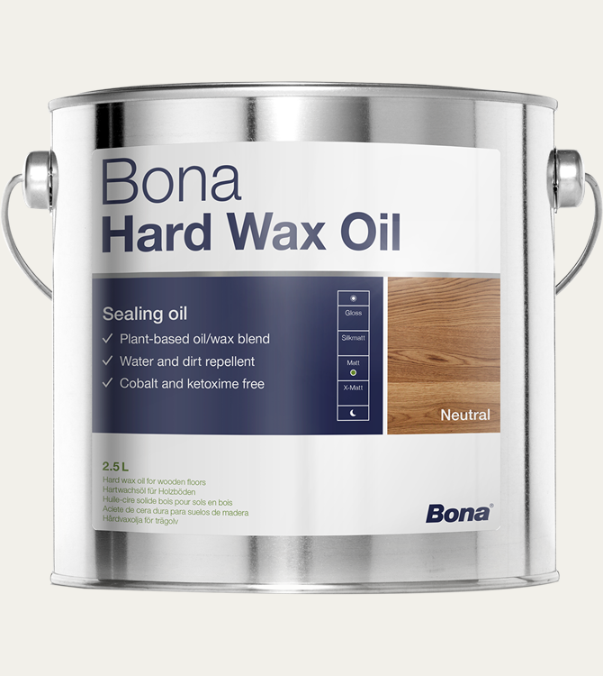 Ulei&Ceară Bona Hard Wax Oil Extra Mat / 2,5L