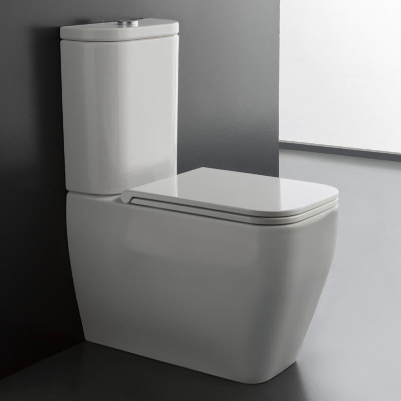 Vas WC stativ 66x36cm 5140CL Teorema 2.0, Scarabeo