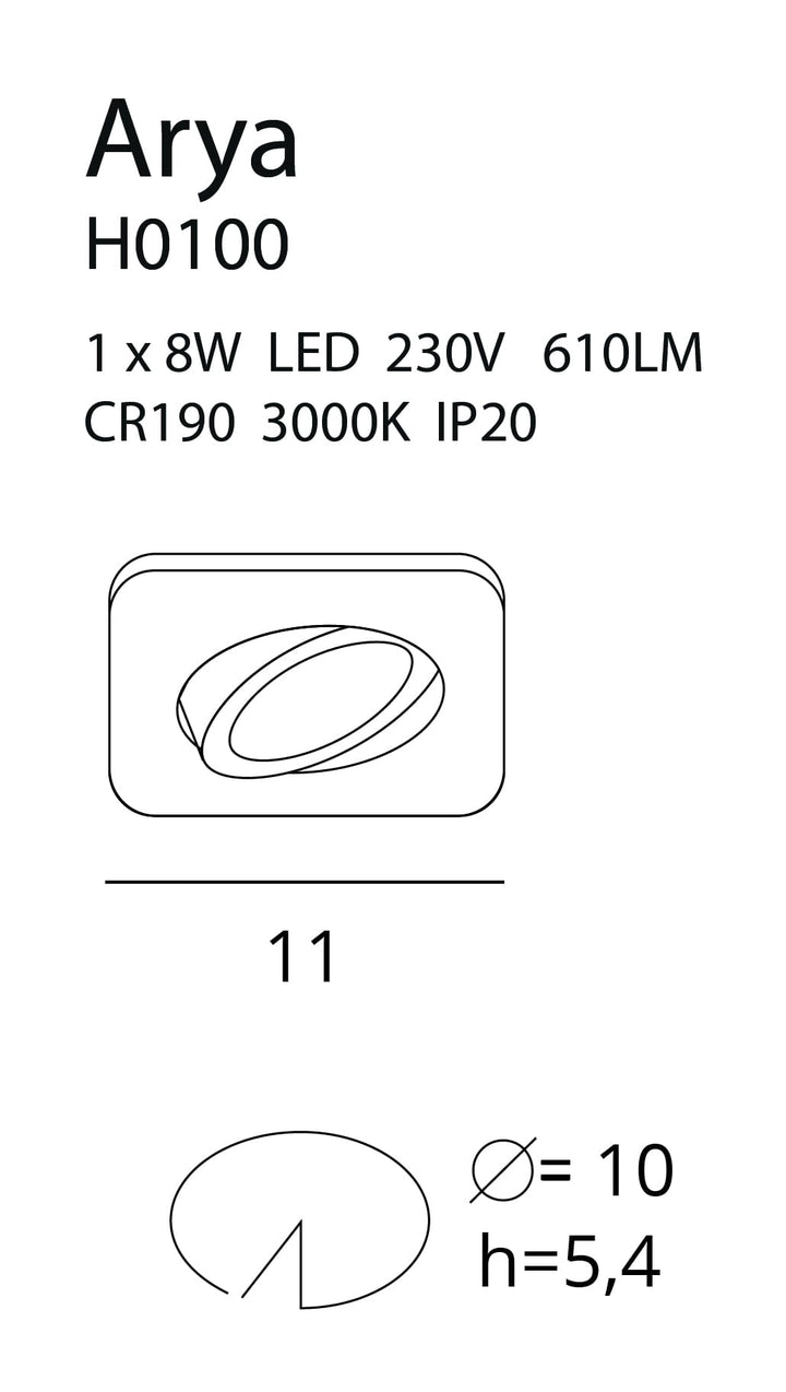 Spot ARYA H0100, Alb