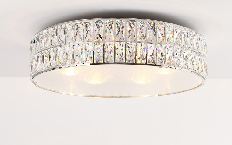 Plafonieră DIAMANTE C0122, Crom