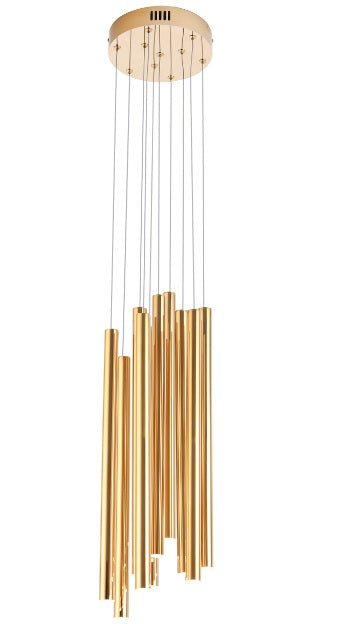 Lustră ORGANIC P0265, Auriu