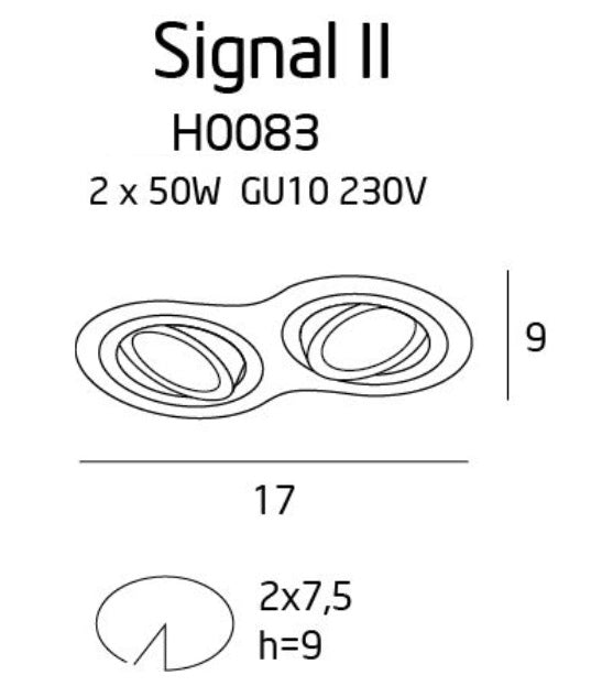 Spot SIGNAL H0083, Alb