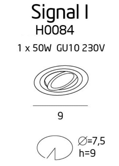 Spot SIGNAL H0084, Alb