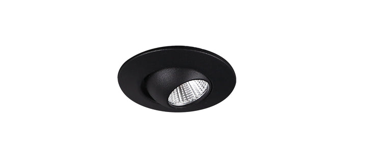 Spot YUCA ROUND H0105, Negru