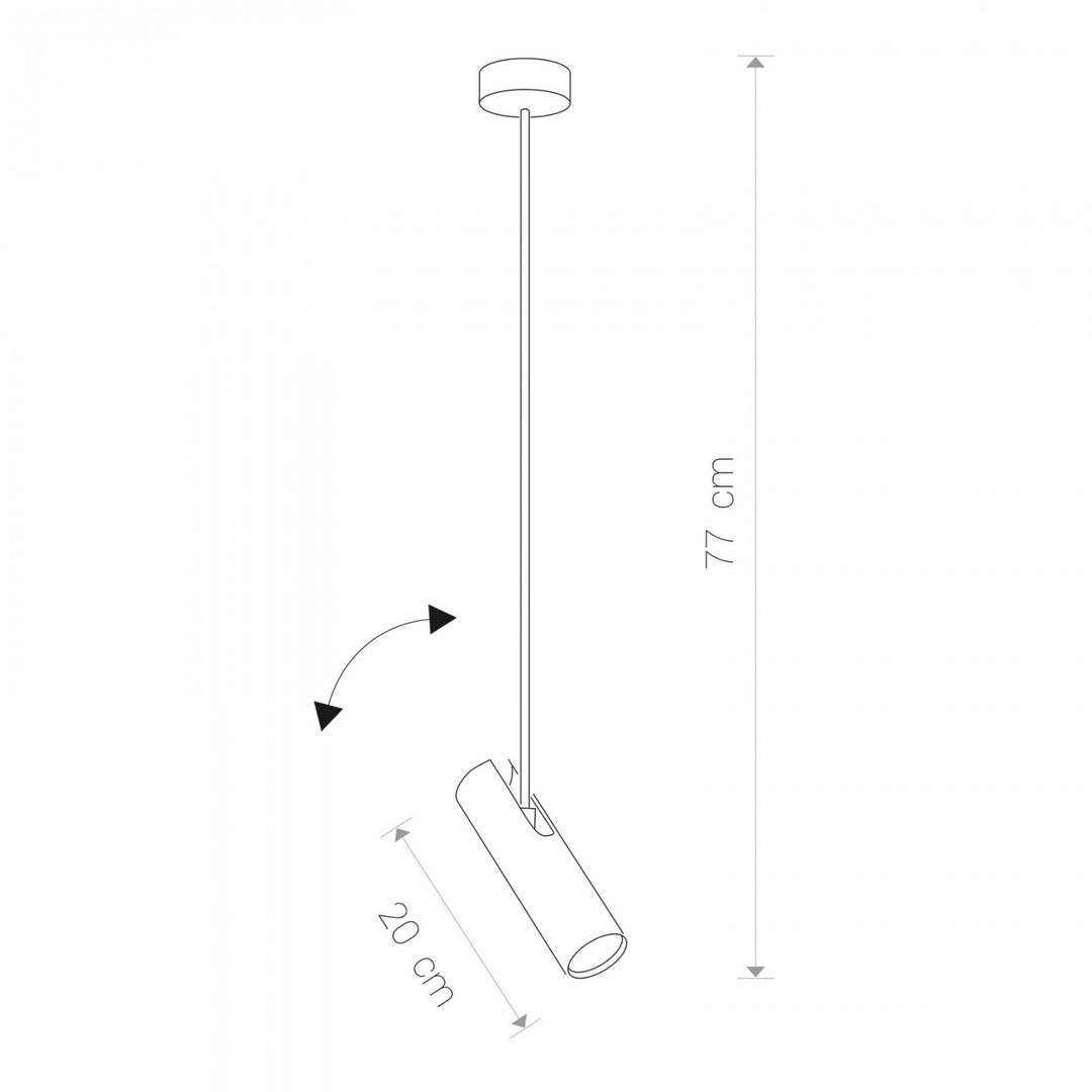 Pendul EYE SUPER  B 6490, Alb