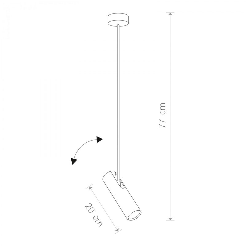 Pendul EYE SUPER B 6503, Negru