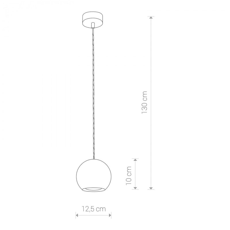 Pendul GEOMETRIC 9696, Gri Beton
