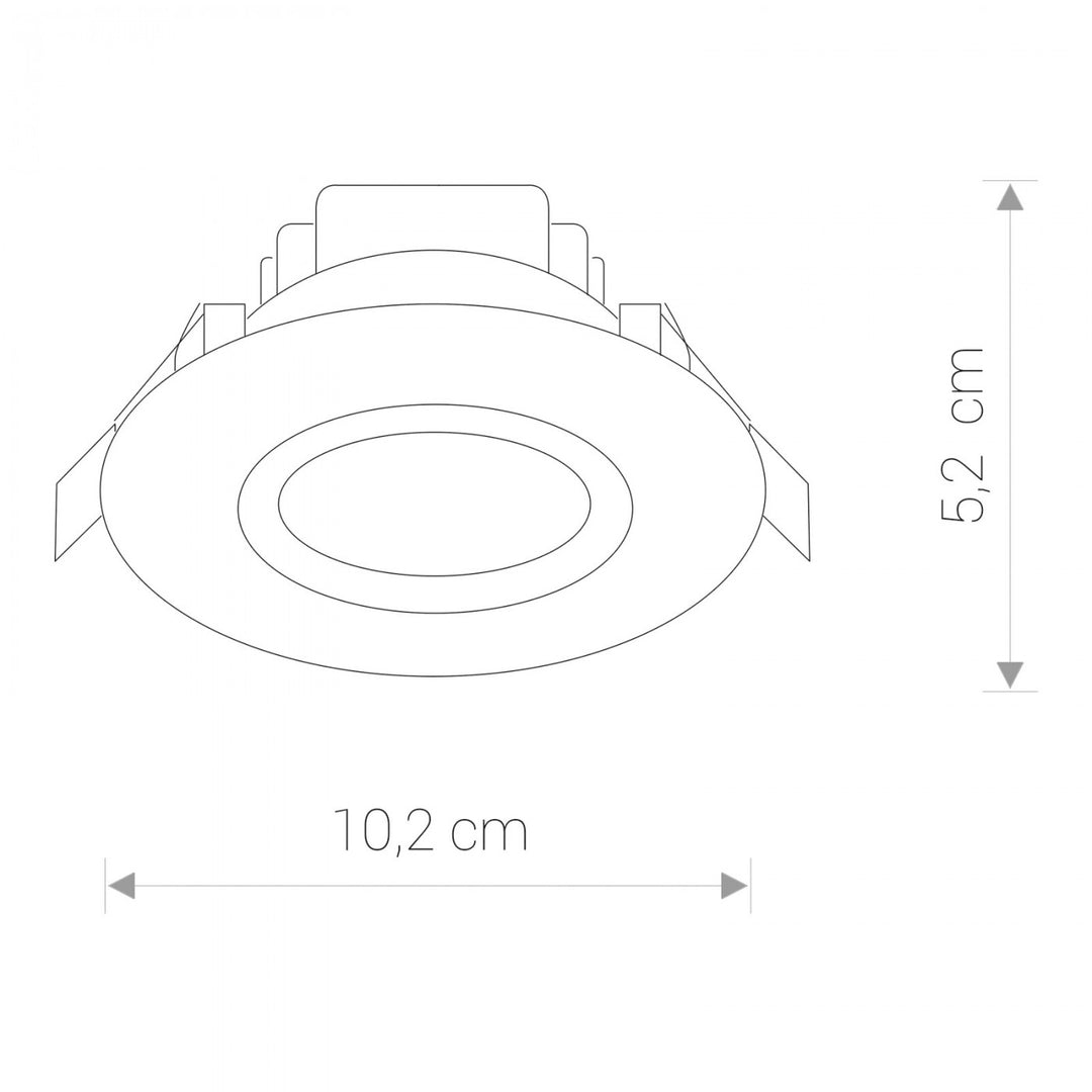 Spot HELIOS LED 8991, Alb