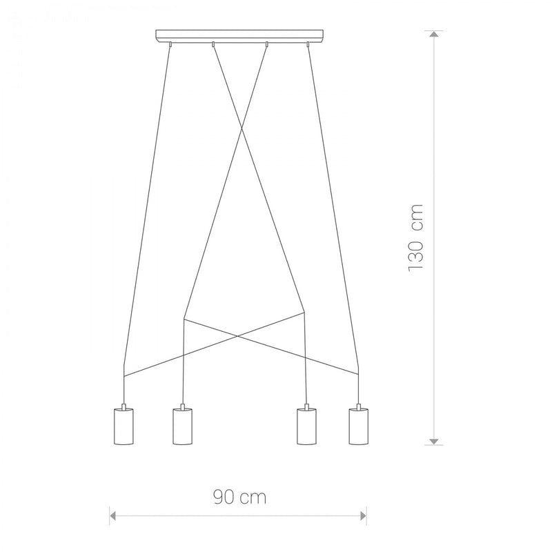 Candelabru IMBRIA IV 9192, Negru