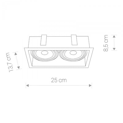 Spot MOD II 9416, Negru