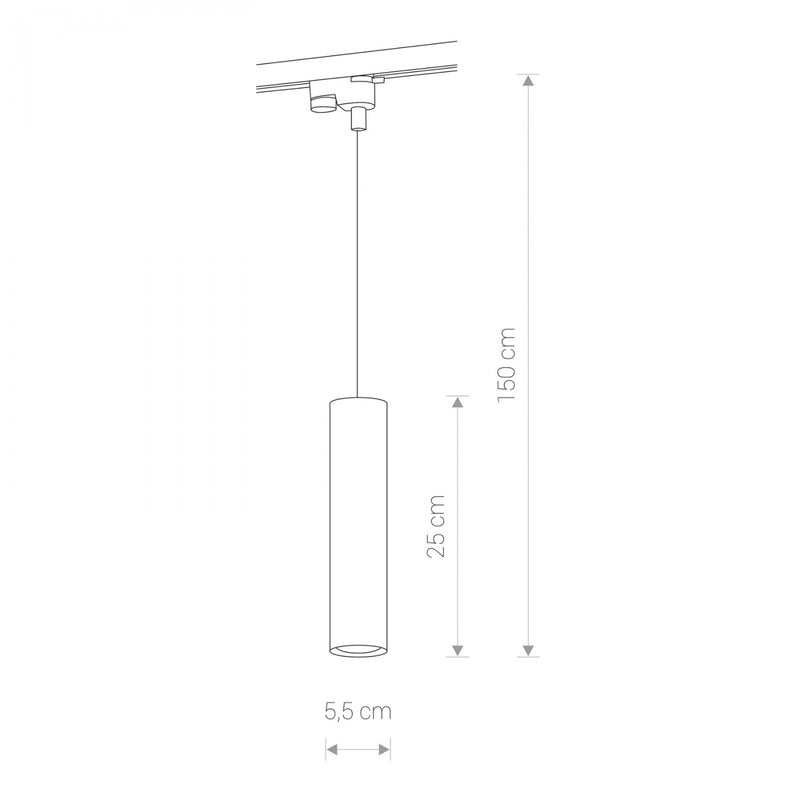Pendul PROFILE  EYE 9337, Alb