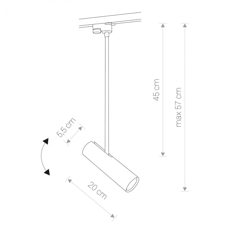 Pendul PROFILE EYE SUPER A 9325, Negru