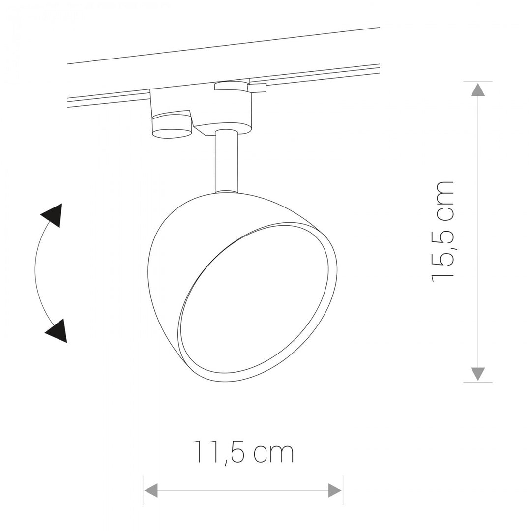 Spot PROFILE VESPA  8824, Alb