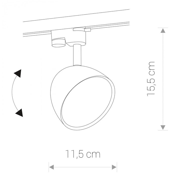 Spot PROFILE VESPA  8824, Alb