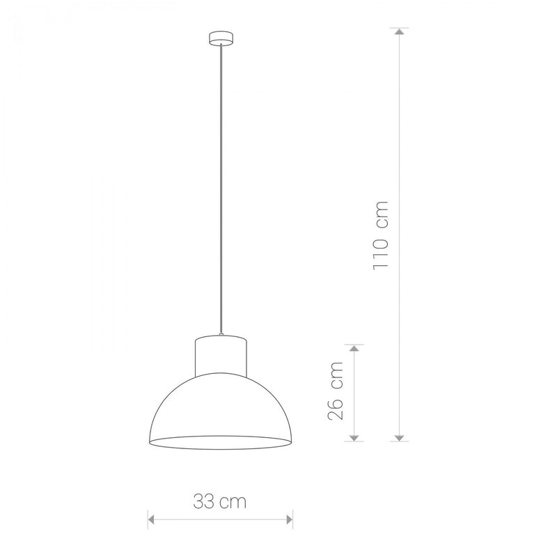 Pendul WORKS 6613, Negru