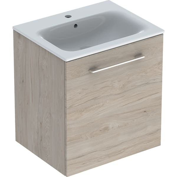 Mobilier Baie Selnova Square 80 cm Gri + Lavoar GEC501.255.00.1, Geberit