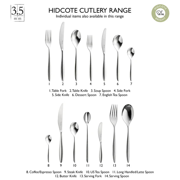Set 7 Tacâmuri Hidcote Bright, Robert Welch