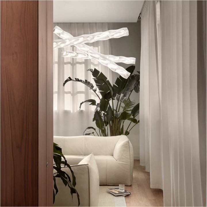 Lustră Hugo Architectural System 5 White, Slamp